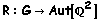 R : G -> Aut[^2]